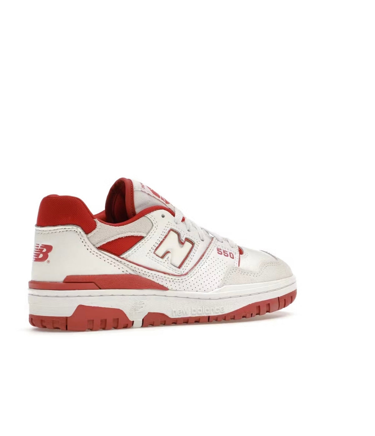 New Balance 550 red - high-performance athletic footwear in Red with advanced cushioning