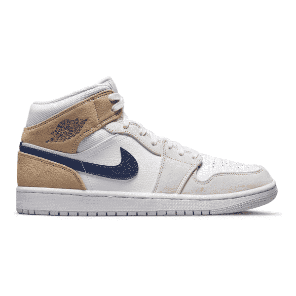 Air Jordan 1 Mid Tan Suede - high-performance athletic footwear with advanced cushioning