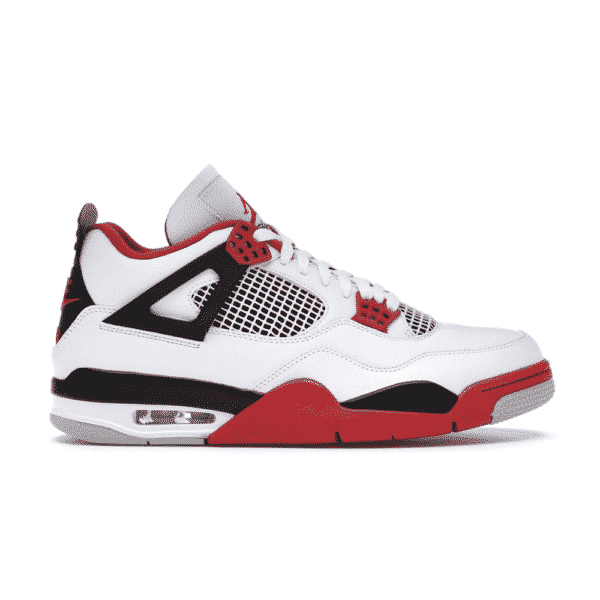 Air Jordan 4 Retro Fire Red - high-performance athletic footwear in Red with advanced cushioning