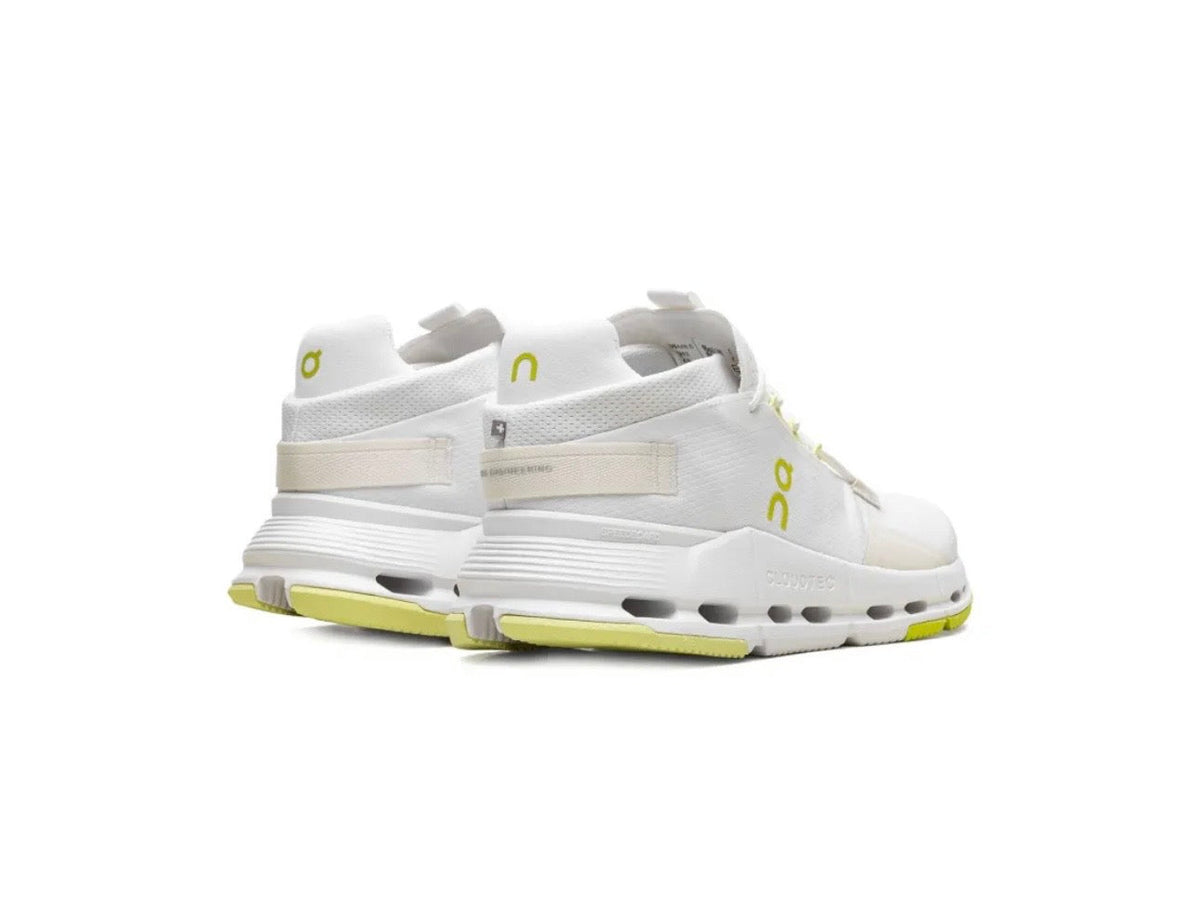 On Cloudnova White Yellow - high-performance athletic footwear in White with advanced cushioning