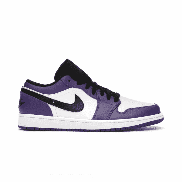 Air Jordan 1 Low Court Purple White - high-performance athletic footwear in White with advanced cushioning