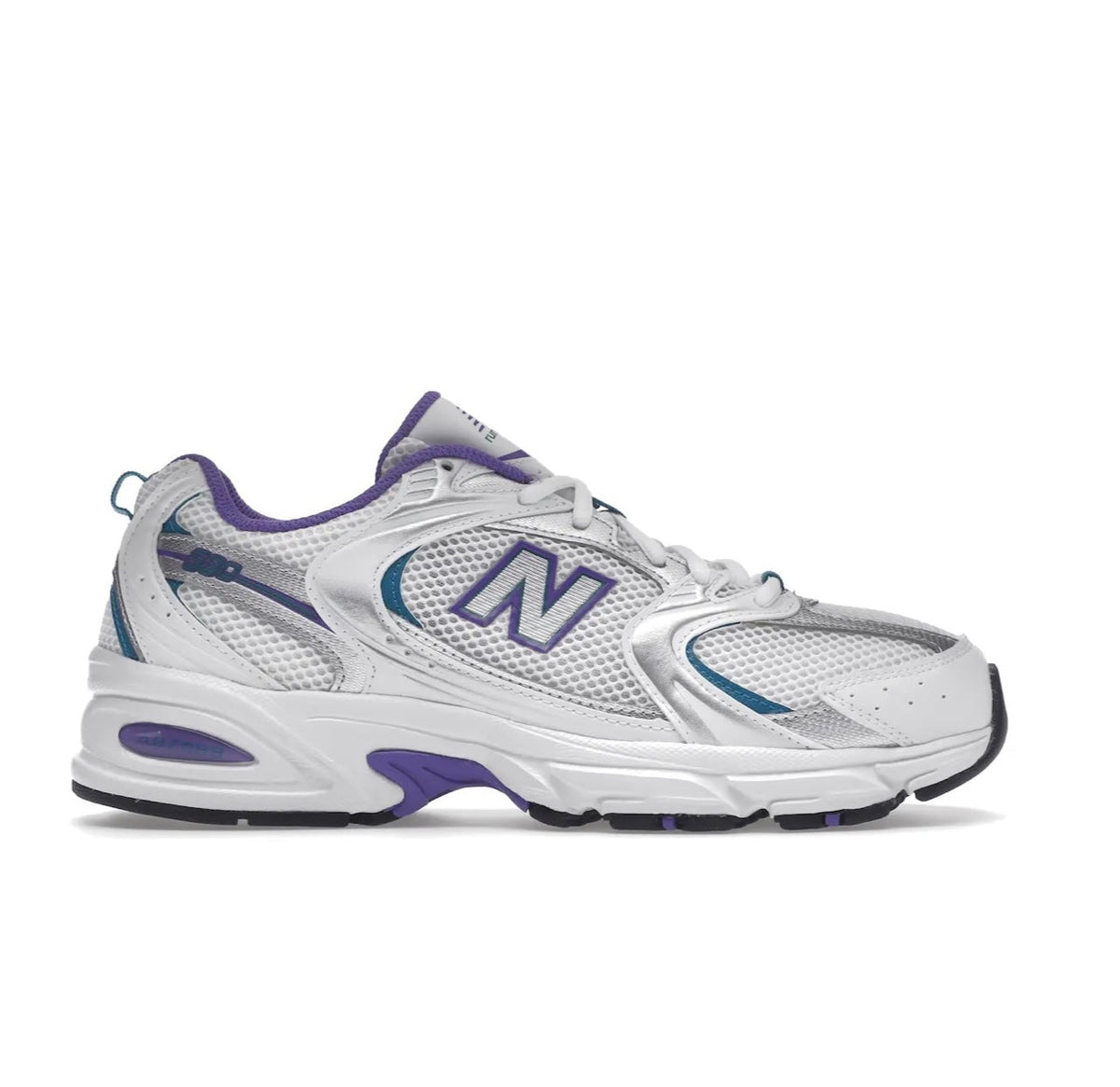New Balance 530 White Purple - high-performance athletic footwear in White with advanced cushioning