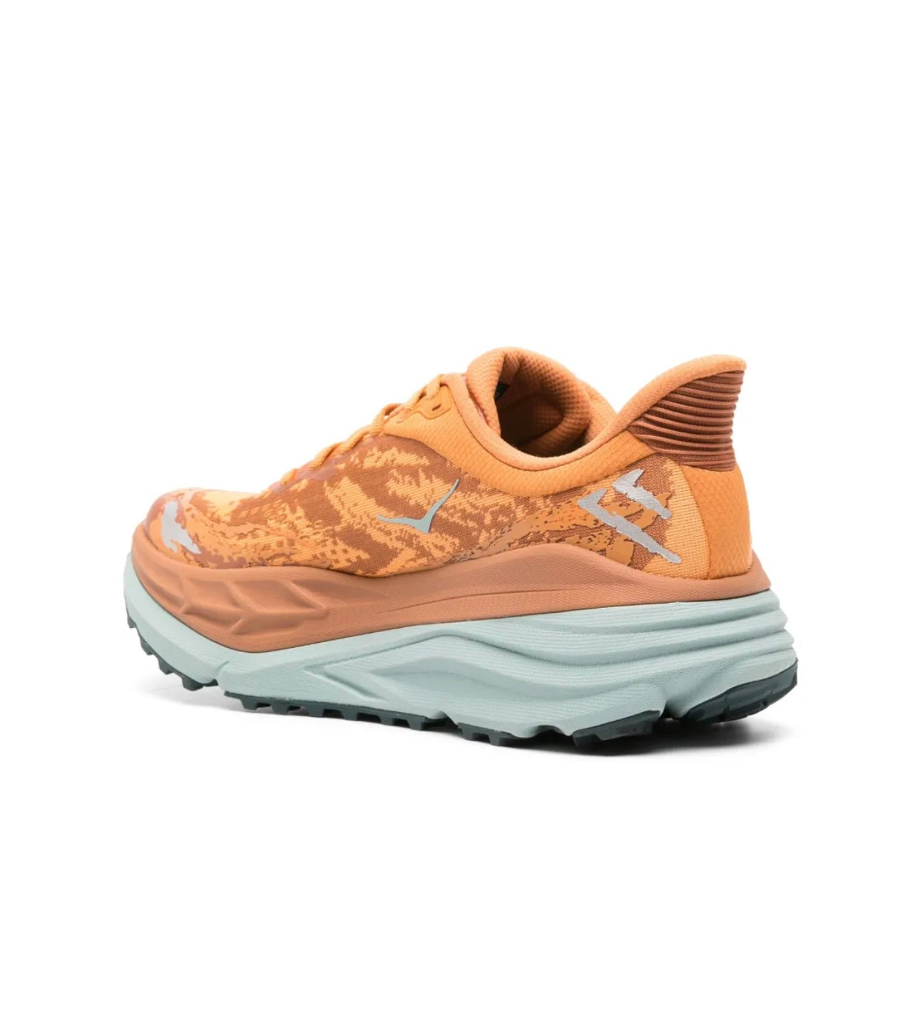 HOKA Bondi 8 Orange Blue