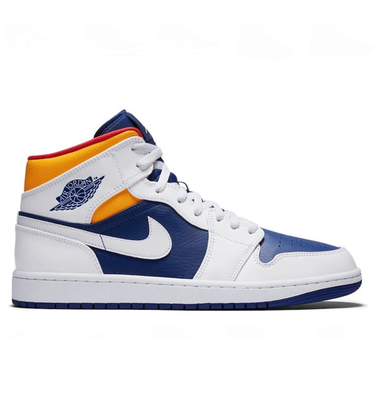Air Jordan 1 Mid Royal Blue Laser - high-performance athletic footwear in Blue with advanced cushioning