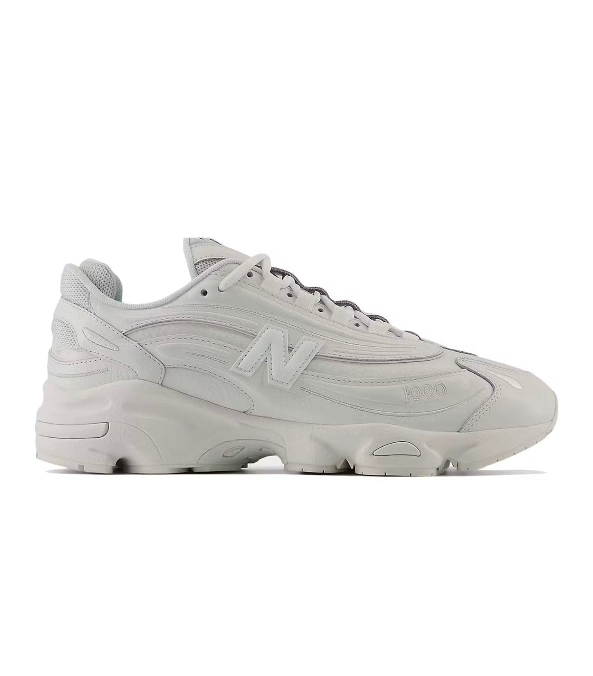 New Balance 1000 Triple White - high-performance athletic footwear in White with advanced cushioning