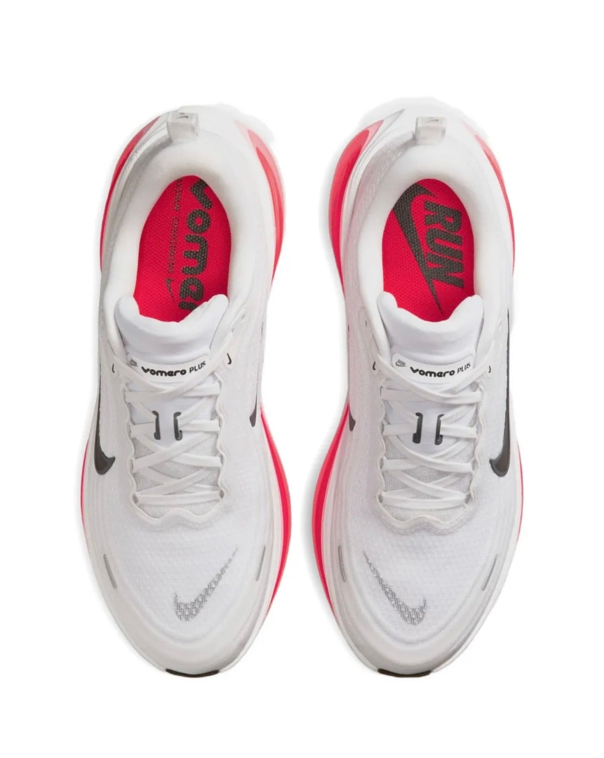 Nike Vomero Plus White Red high-performance athletic footwear White