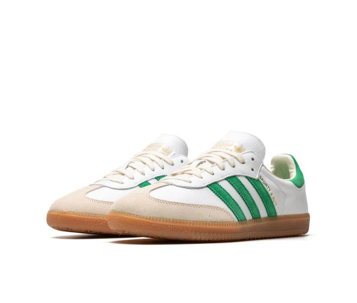 Adidas Samba White Green - high-performance athletic footwear in White with advanced cushioning