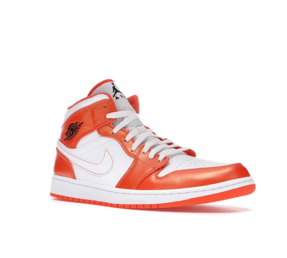 Air Jordan 1 Mid Metallic Orange - high-performance athletic footwear in Orange with advanced cushioning
