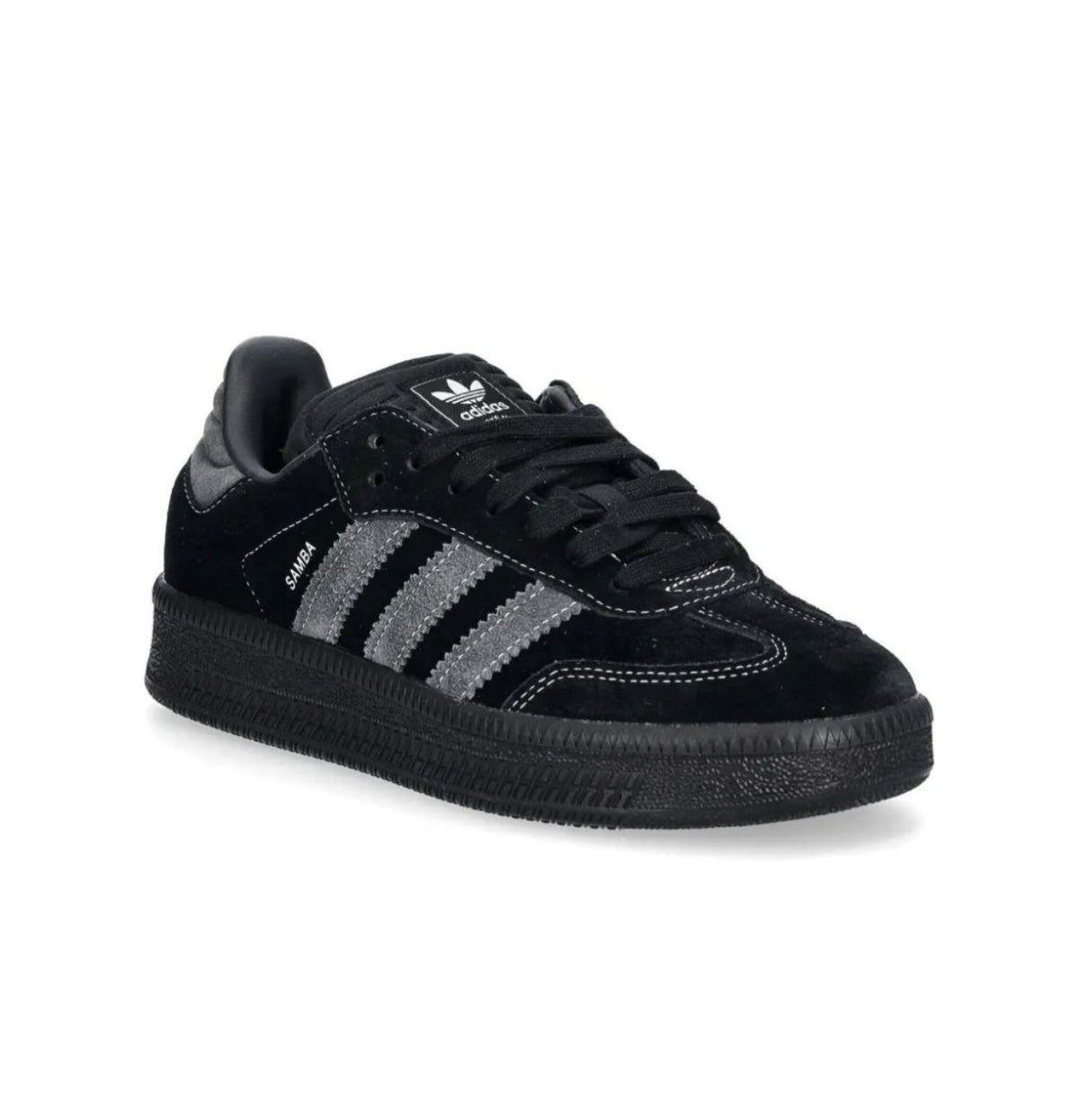 Adidas Samba platform Black Grey - high-performance athletic footwear in Black with advanced cushioning