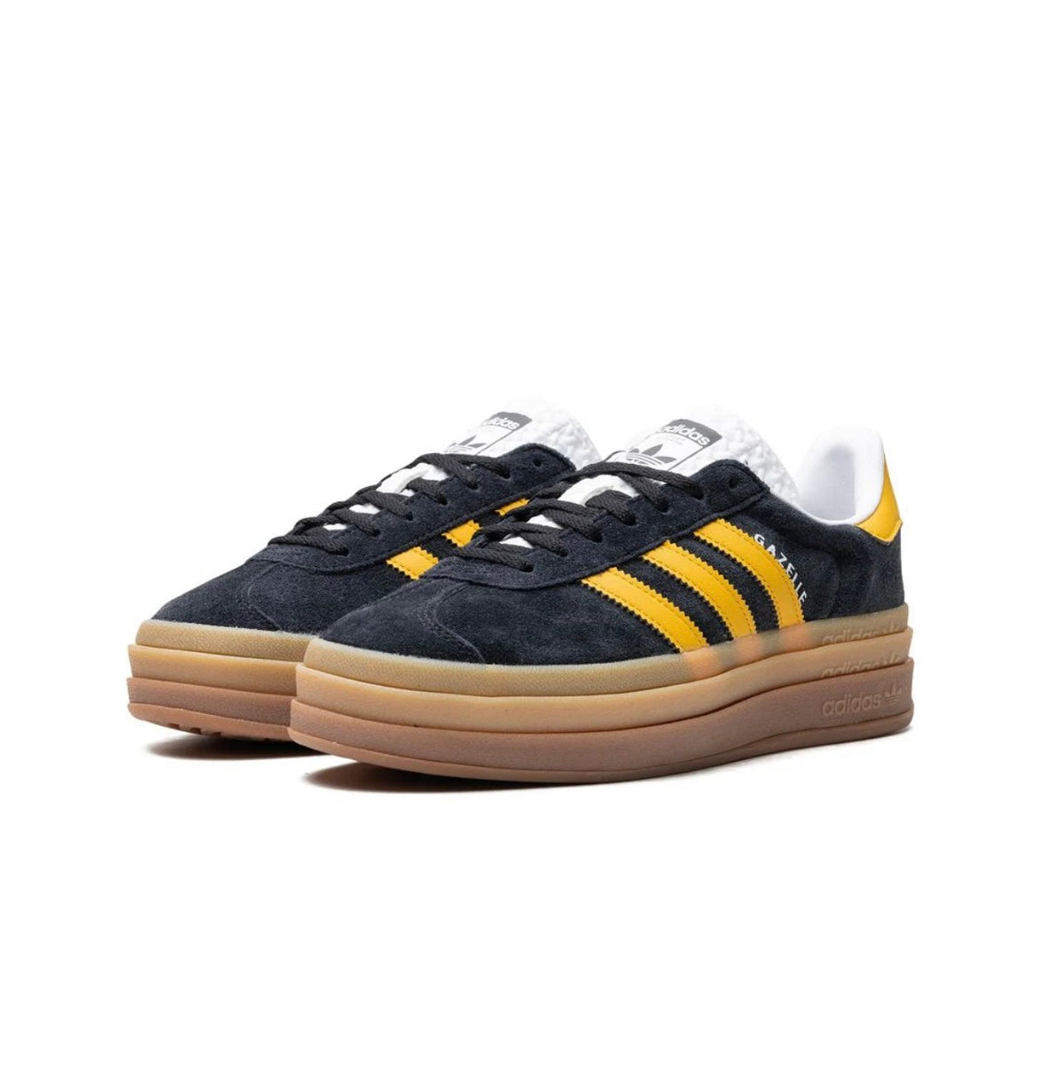 Adidas gazelle platform Black & Yellow - high-performance athletic footwear in Black with advanced cushioning
