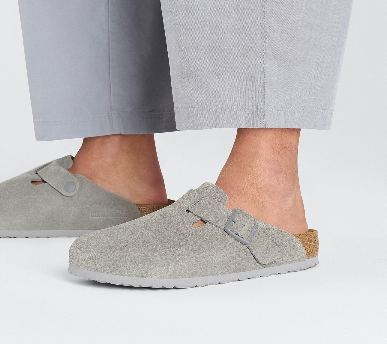 Birkenstock Boston Light gray