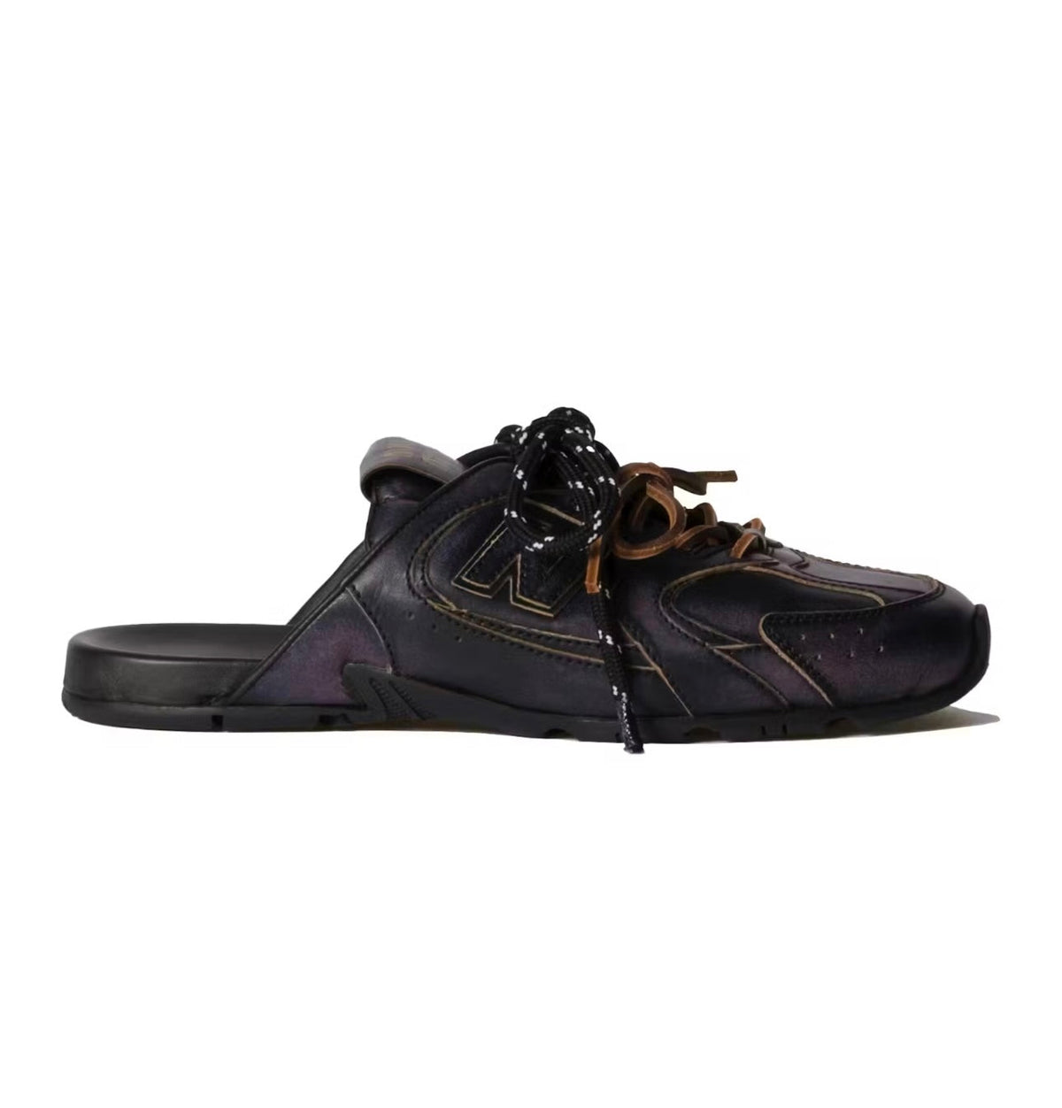 New Balance 530 SL Mule Miu Miu Black - high-performance athletic footwear in Black with advanced cushioning