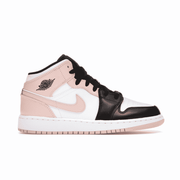 Air Jordan 1 Mid Arctic Pink Black - high-performance athletic footwear in Black with advanced cushioning