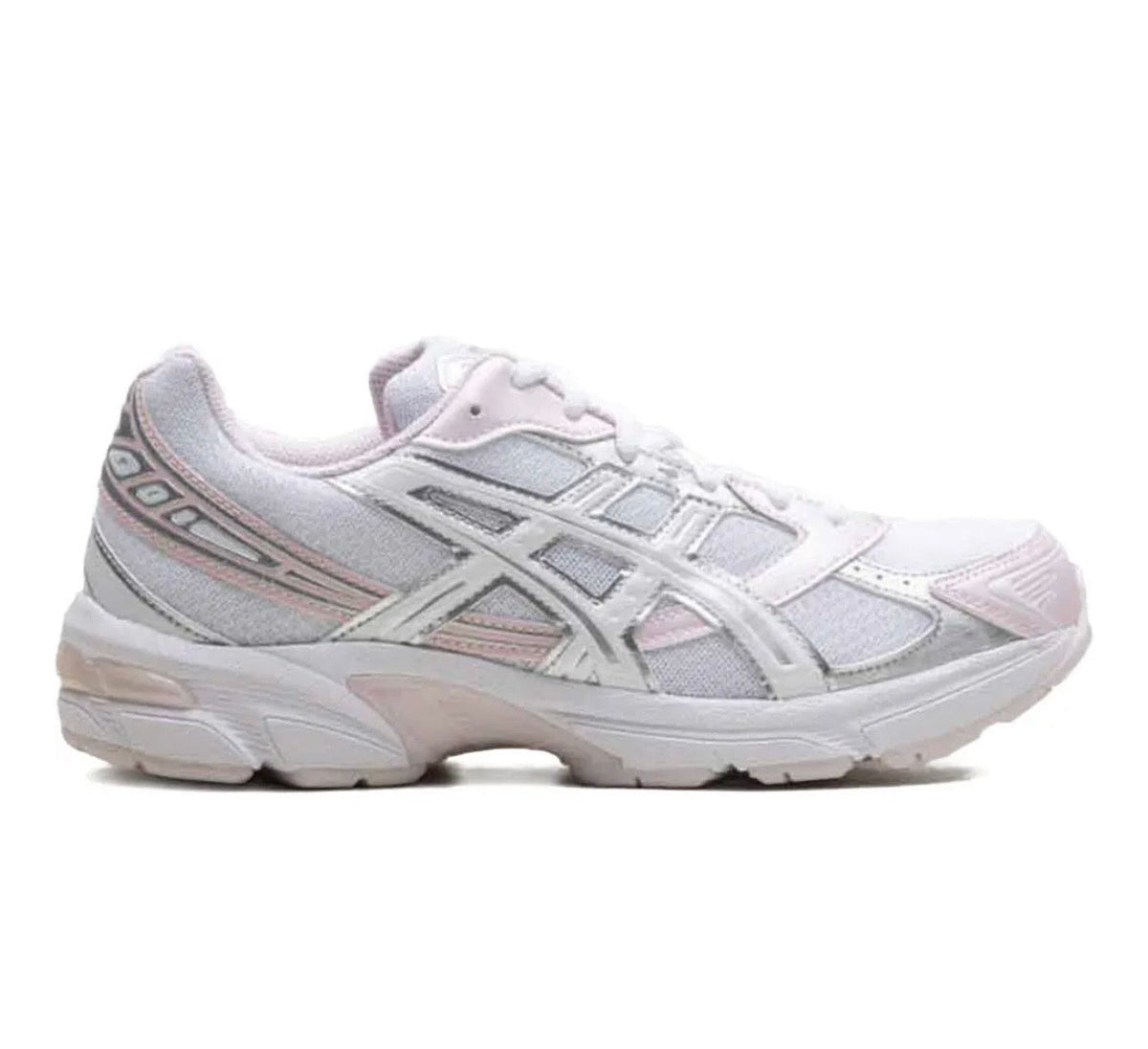 ASICS Gel 1130 silver white - high-performance athletic footwear in White with advanced cushioning