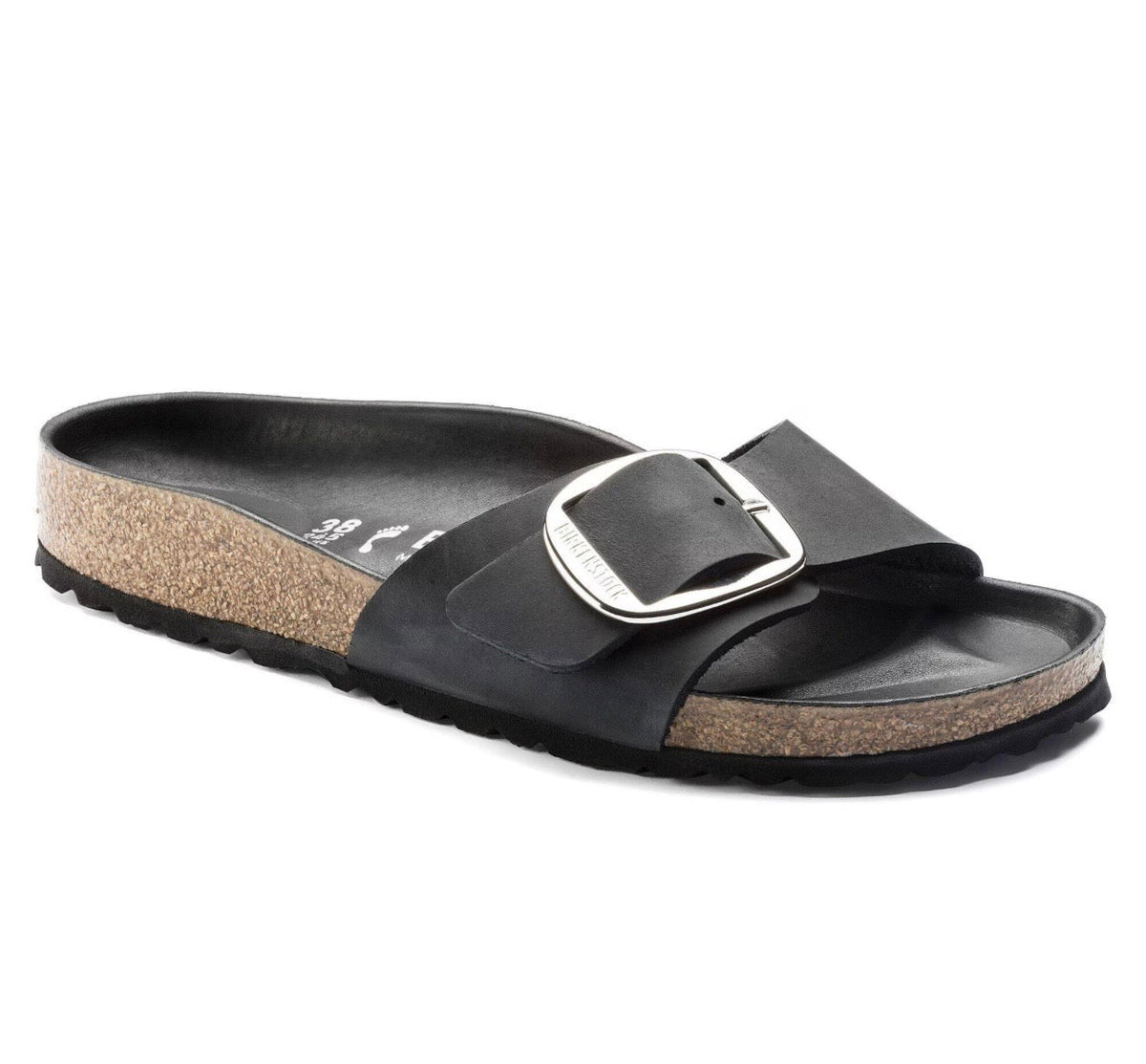 Birkenstock Madrid Black Silver - high-performance athletic footwear in Black with advanced cushioning