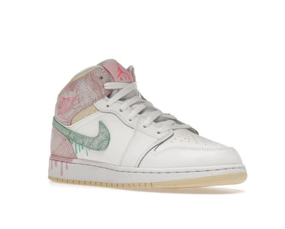 Air Jordan 1 Mid Paint Drip - high-performance athletic footwear with advanced cushioning