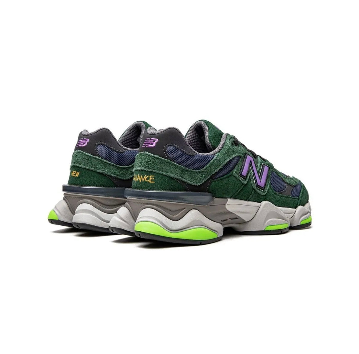 New Balance 9060 Green Purple - high-performance athletic footwear in Green with advanced cushioning
