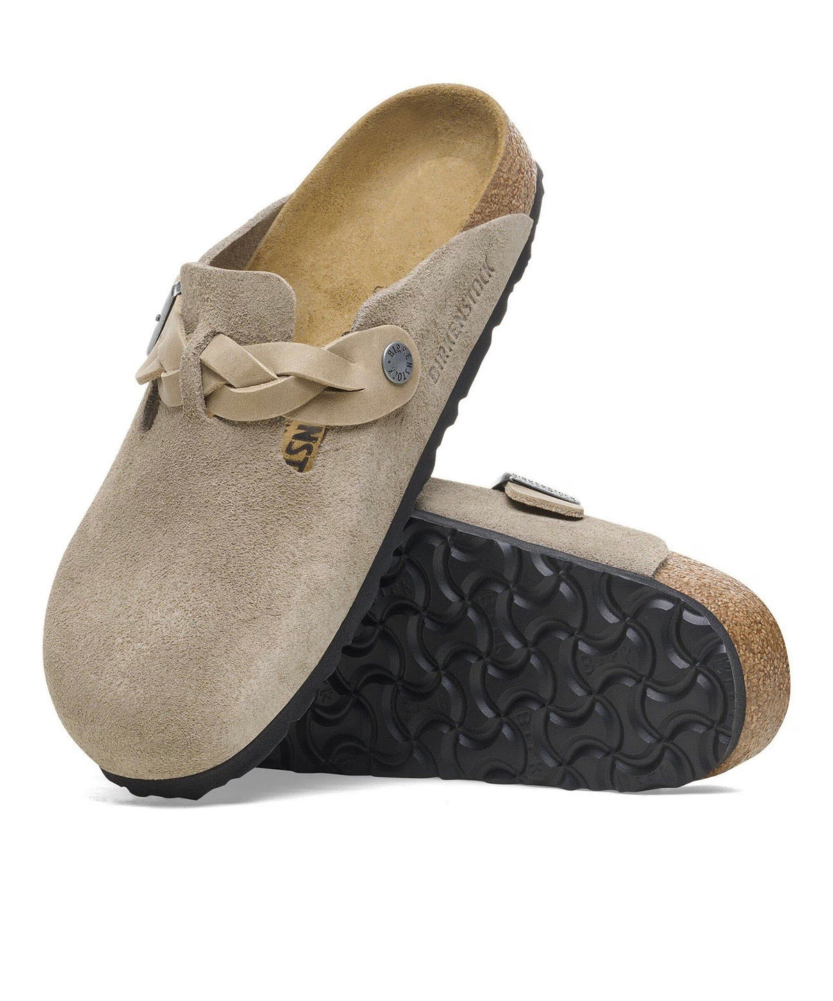 Birkenstock Boston braided taupe