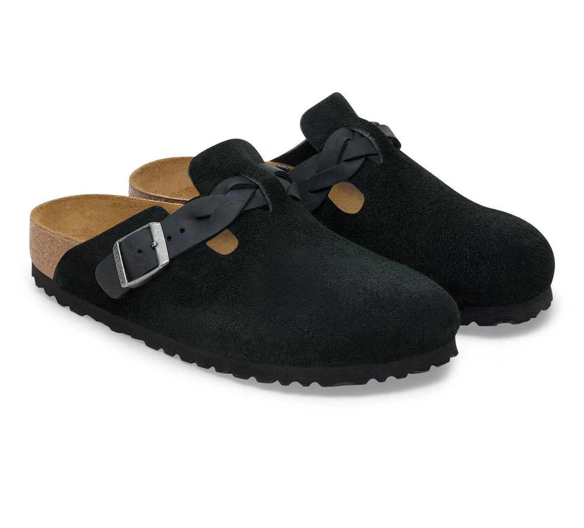 Birkenstock Boston braided black - high-performance athletic footwear in Black with advanced cushioning