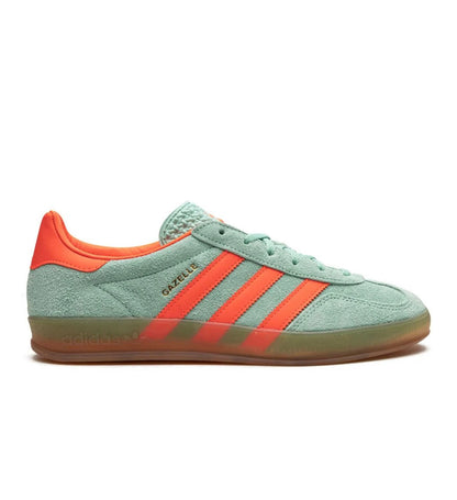 Adidas gazelle Light Green peach