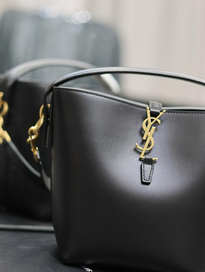 Elegant Calfskin Top Handle Bag ??Limited Edition