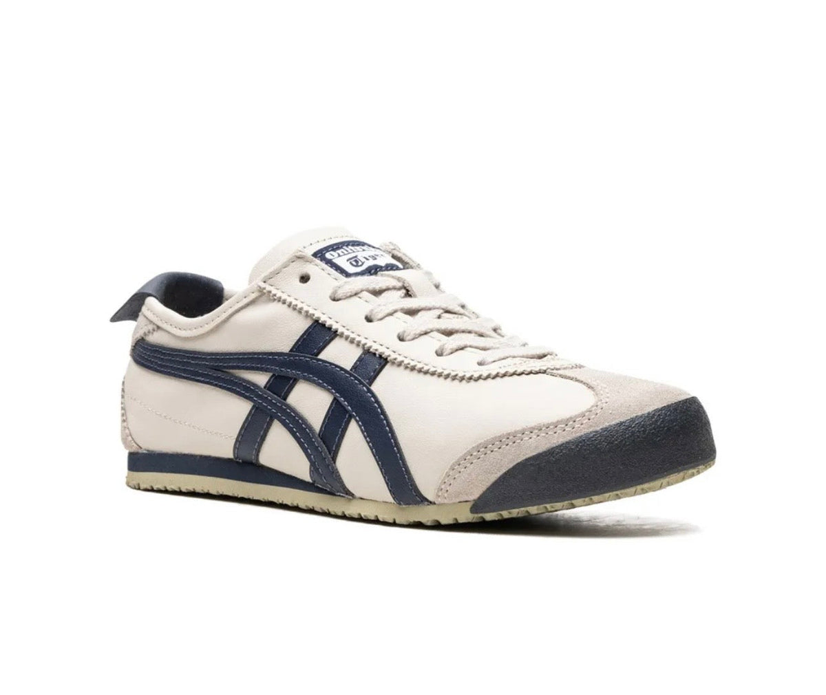 Onitsuka Tiger Mexico white navy high-performance athletic footwear Navy