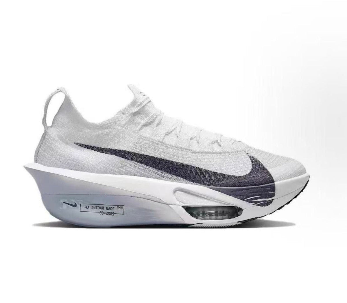 Nike ZOOMX Vaporfly white high-performance athletic footwear White