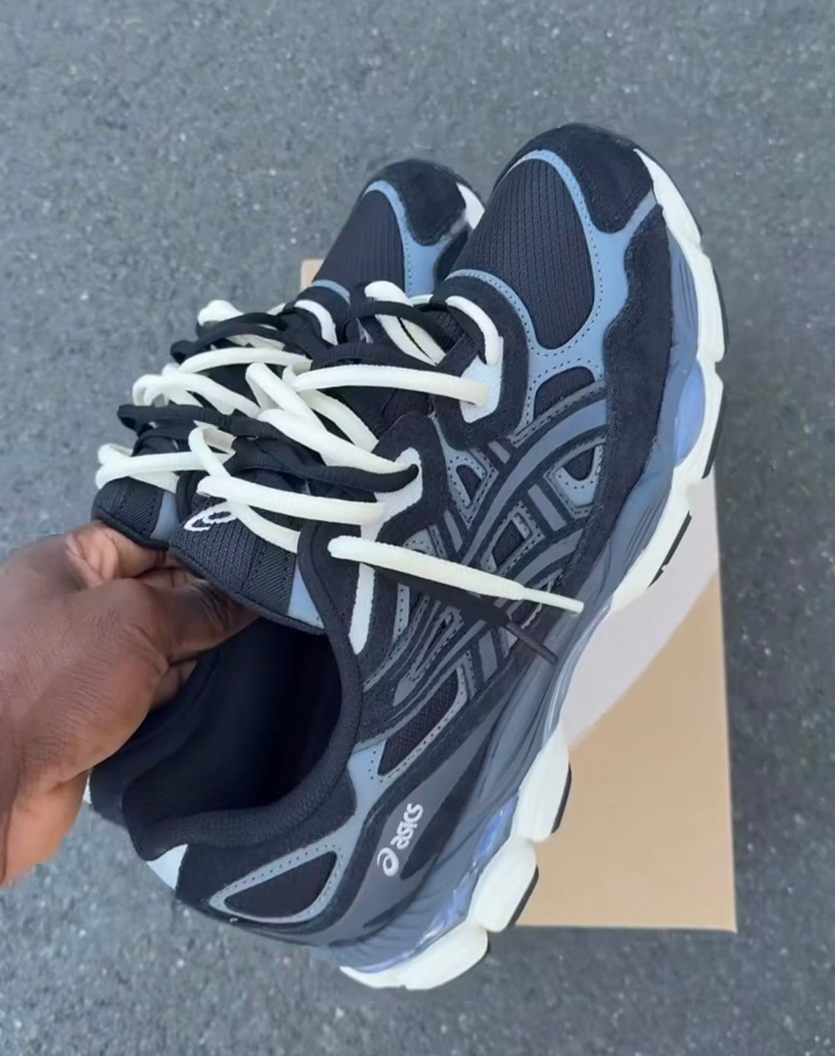 Asics Gel NYC Natural Black - high-performance athletic footwear in Black with advanced cushioning