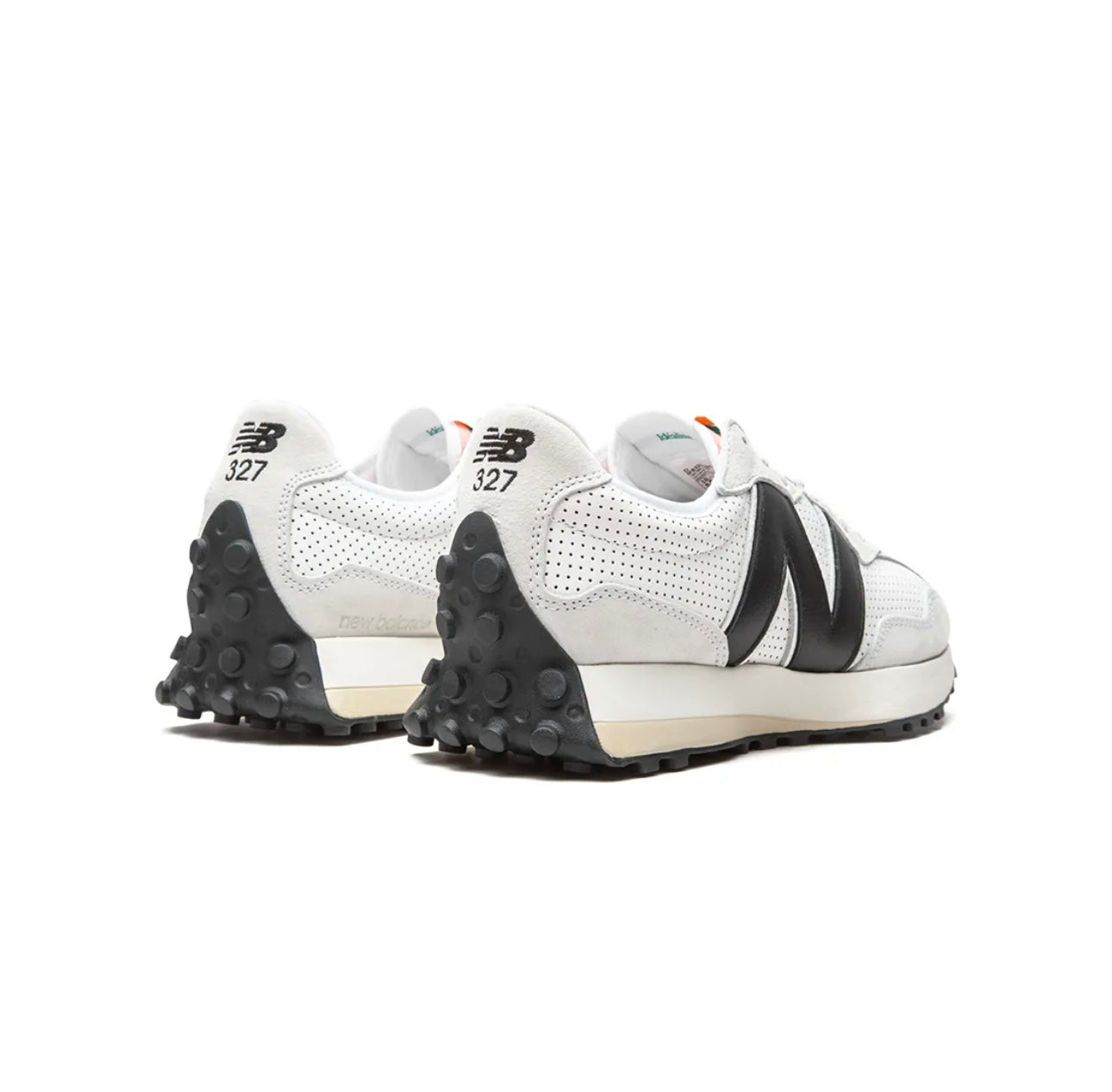 New Balance 327  White Black