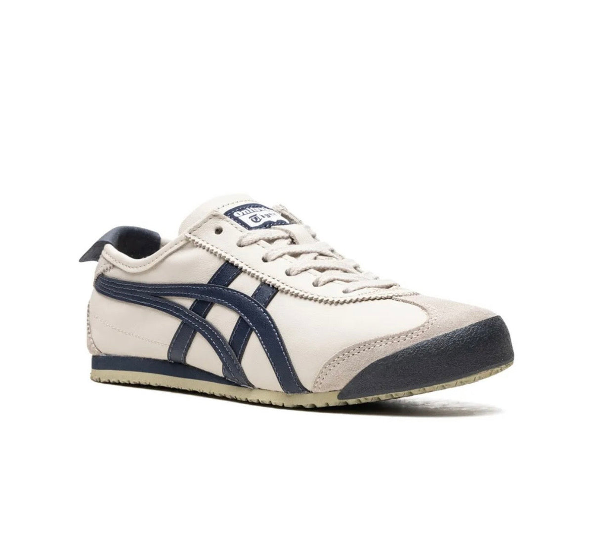 Onitsuka Tiger Mexico white navy blue high-performance athletic footwear Navy