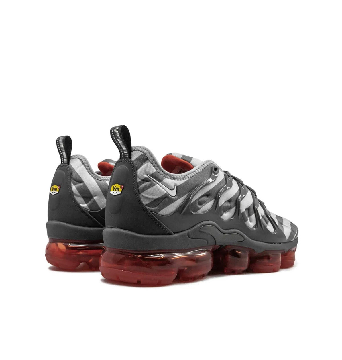 Nike Vapormax grey red - high-performance athletic footwear in Red with advanced cushioning