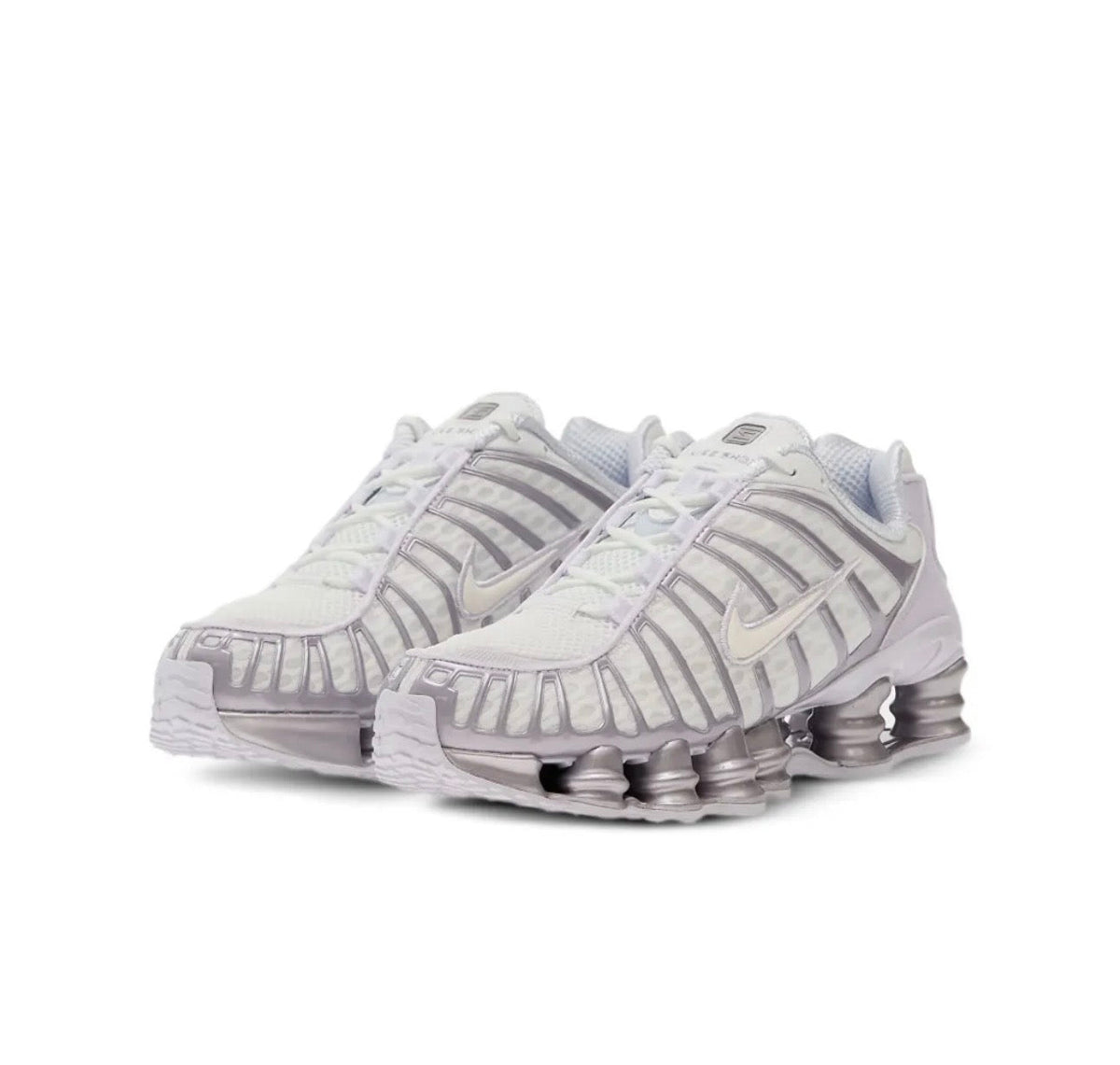 Nike Shox Silver Beige - high-performance athletic footwear in Silver with advanced cushioning
