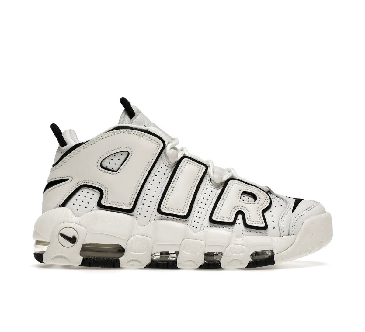Nike Uptempo White Black high-performance athletic footwear Black