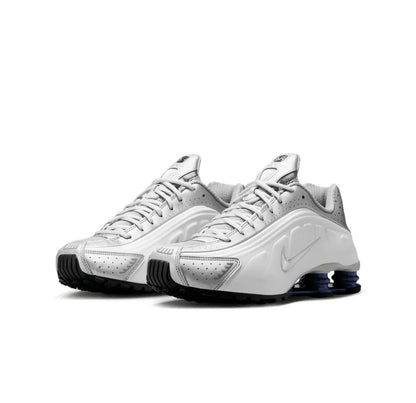 Nike Shox R4 White Silver - high-performance athletic footwear in White with advanced cushioning