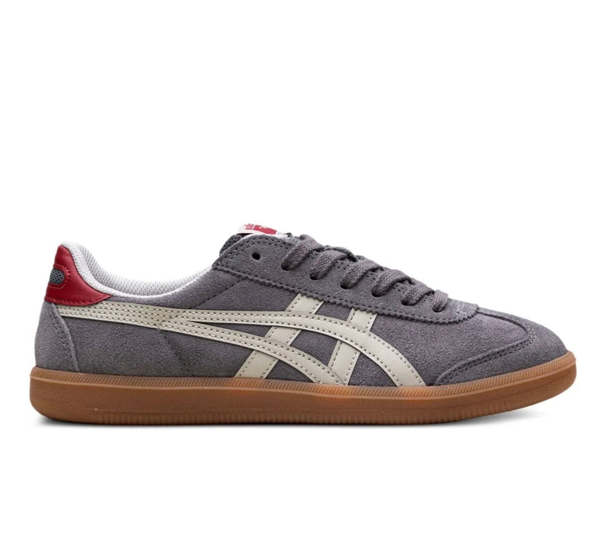 Onitsuka Tiger Tokuten grey red high-performance athletic footwear Grey
