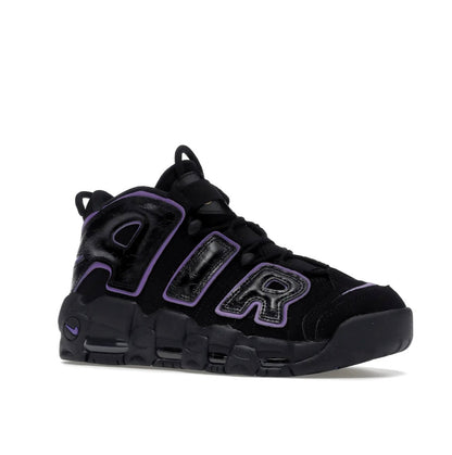 Nike Uptempo Black Purple - high-performance athletic footwear in Black with advanced cushioning