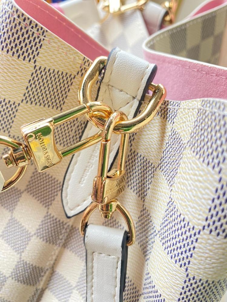 Classic Elegant Beige Woven Canvas Bucket Bag ??Special Edition