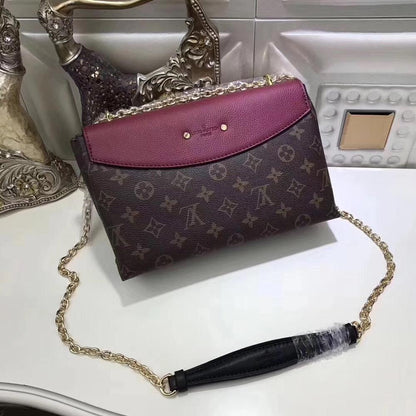 Elegant Gold Monogram Calfskin Crossbody Bag ??Limited Edition