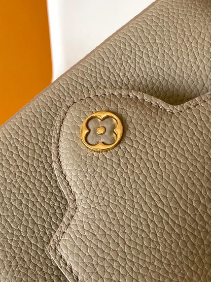 Classic Leather Top Handle Bag