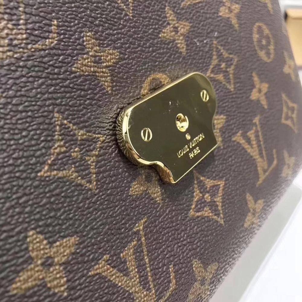 Elegant Gold Monogram Calfskin Crossbody Bag ??Limited Edition