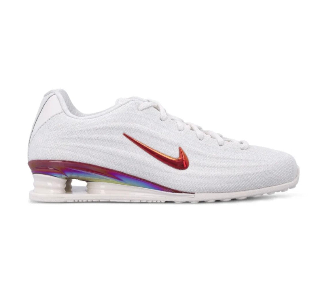 Nike Shox Z White Red Blue - high-performance athletic footwear in White with advanced cushioning