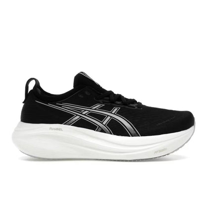 Asics Nimbus 27 Black White - high-performance athletic footwear in Black with advanced cushioning