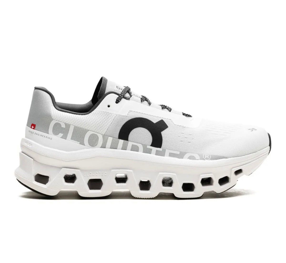 On Cloudmonster classic grey - high-performance athletic footwear in Grey with advanced cushioning