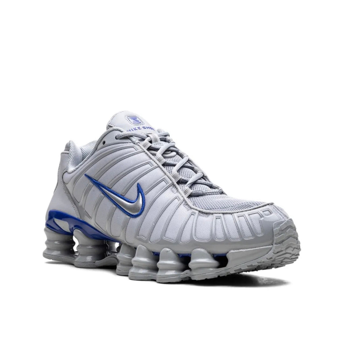 Nike Shox White Blue - high-performance athletic footwear in White with advanced cushioning