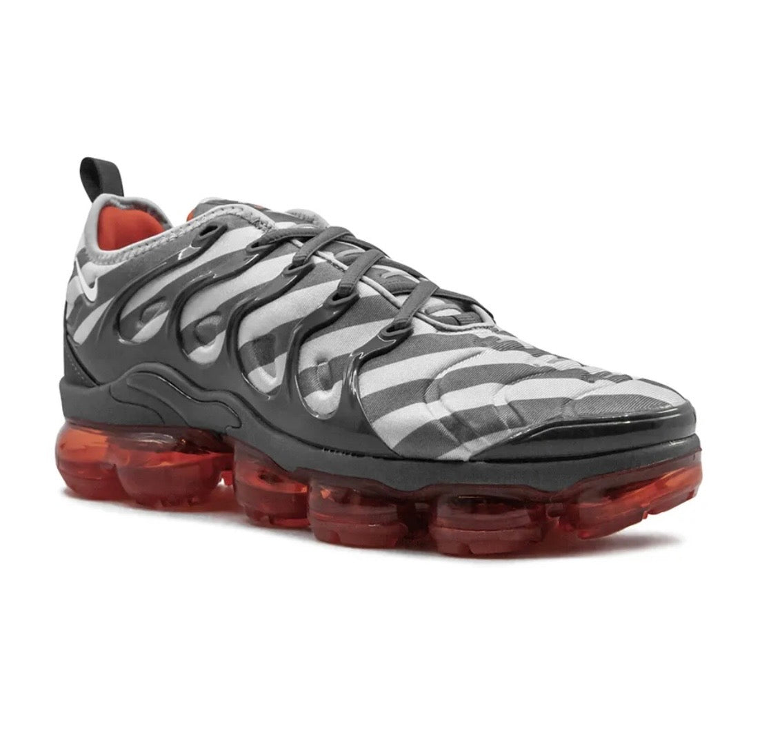 Nike Vapormax grey red - high-performance athletic footwear in Red with advanced cushioning