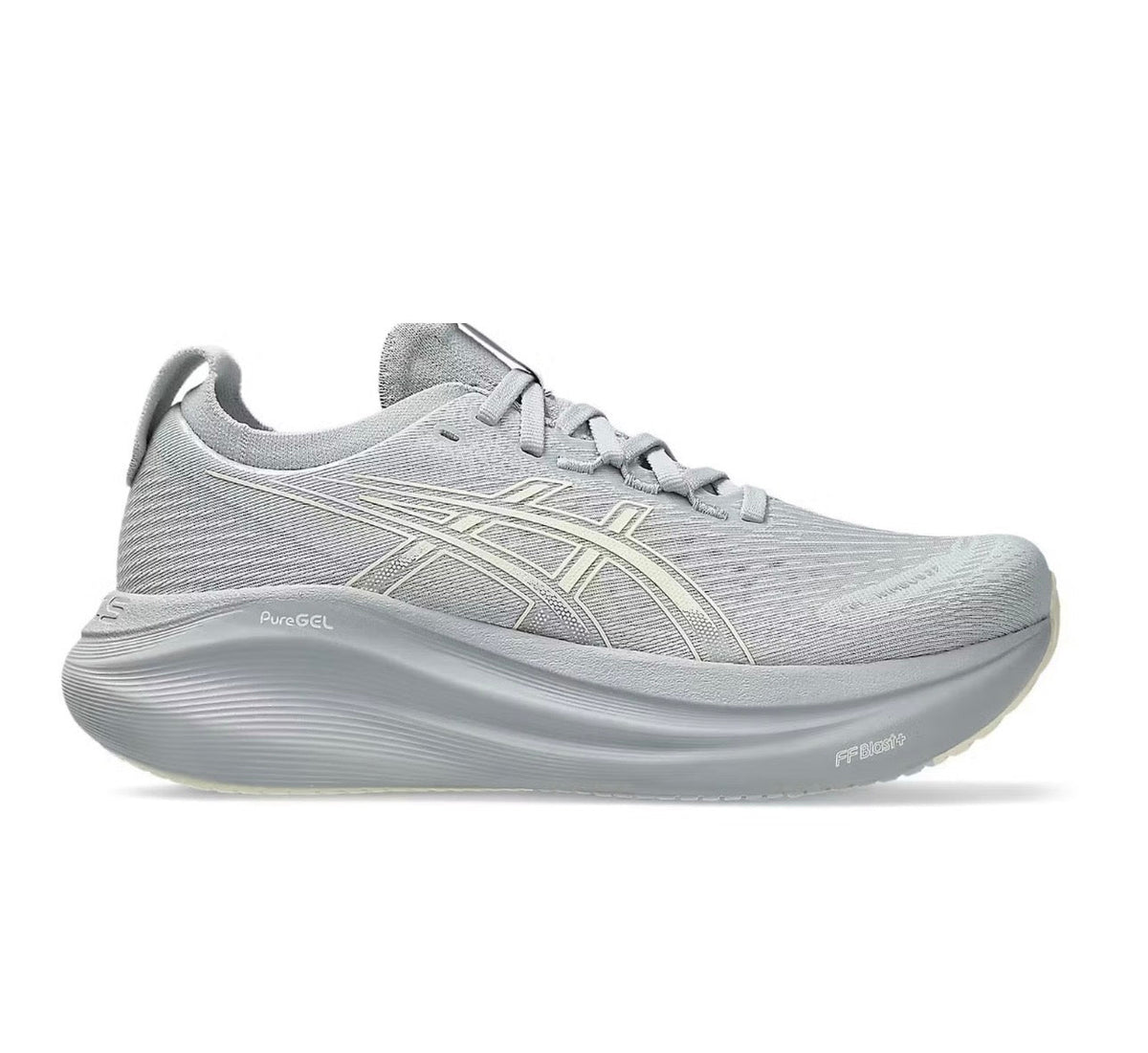 Asics Nimbus 27 Grey - high-performance athletic footwear in Grey with advanced cushioning