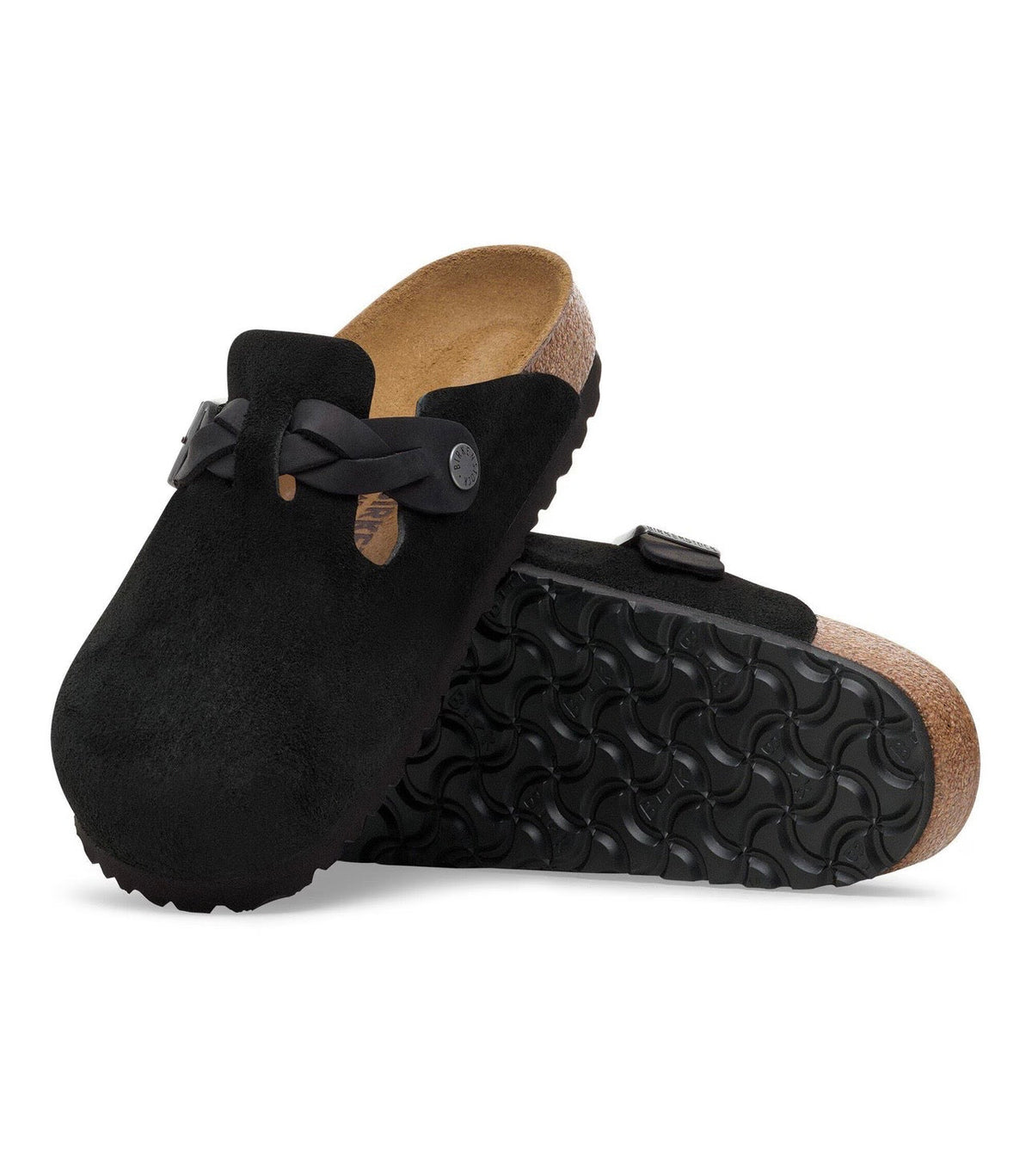 Birkenstock Boston braided black - high-performance athletic footwear in Black with advanced cushioning