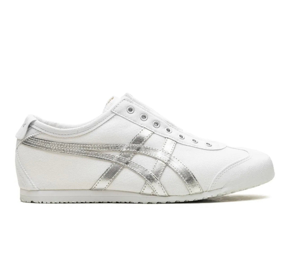 Onitsuka Tiger Mexico white silver high-performance athletic footwear White