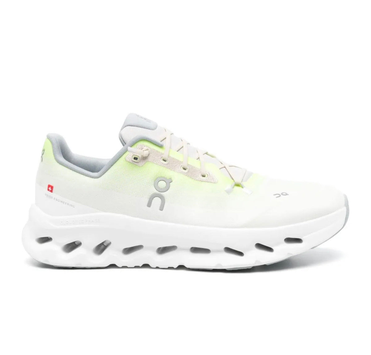 On Cloudtilt white yellow - high-performance athletic footwear in White with advanced cushioning