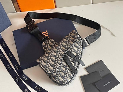 Stylish Black Calfskin Crossbody Bag ??Limited Edition